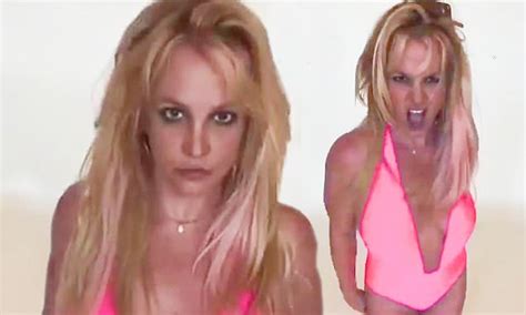 Britney Spears Twirls Around In A VERY Low Cut Hot Pink Bodysuit For Latest Instagram Dance