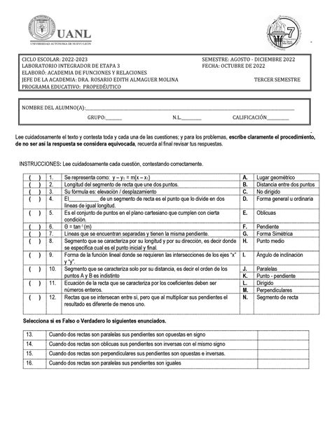 Laboratorio Integrador Etapa 3 2022 Fy R Lee Cuidadosamente El Texto