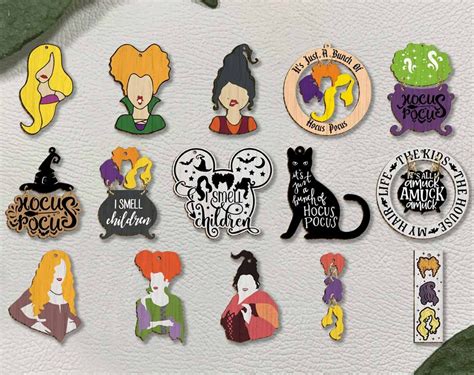 Hocus Pocus Earring Svg Hocus Pocus Earrings Svg File Sanderson