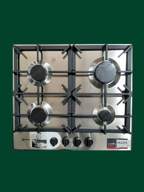 NEFF N70 T26DS49N0 58cm Gas Hob Stainless Steel 351275 ElekDirect