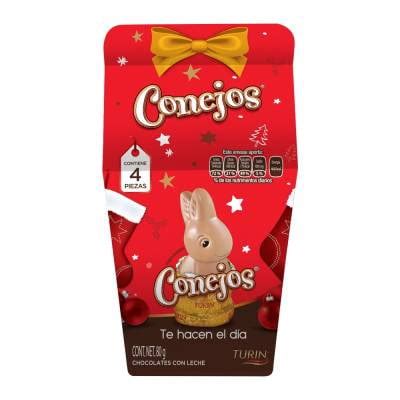 Chocolates Con Leche Turin Conejos Pzas Walmart