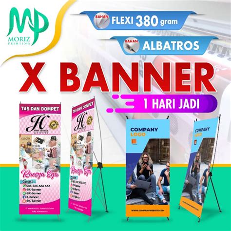 Jual Cetak Standing Banner X Banner Y Banner X Banner 380 Flexi