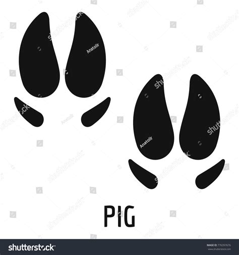 1,427 Pig footprint Images, Stock Photos & Vectors | Shutterstock