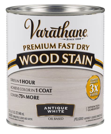VARATHANE 297424 1-Quart Antique White Fast Dry Premium Wood Stain at ...