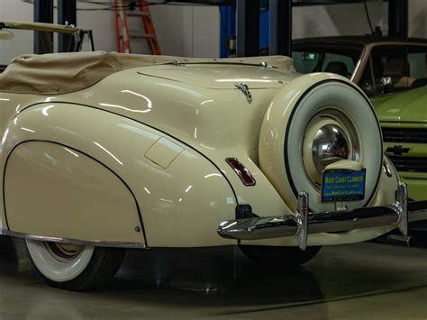 1940 Lincoln Zephyr V12 Convertible Stock 103821 For Sale Near