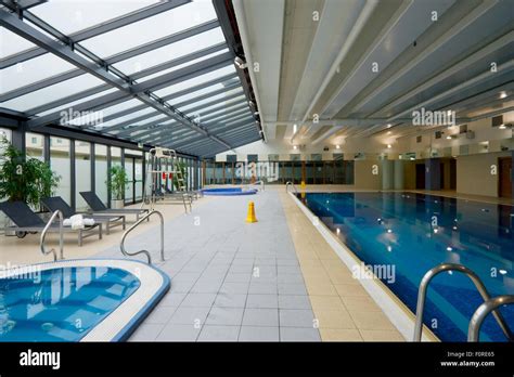 Swimming Pool In Hotel Leisure Center Interior Stock Photo Alamy