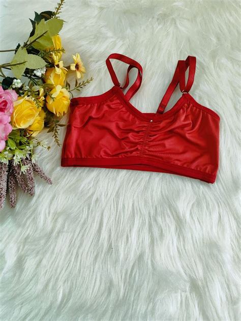 Sutia Menina Mo A Vermelho Imp Rio Lingerie