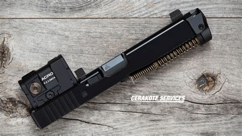 Glock 19x Mos Elite Blackout Complete Upper With Aimpoint Acro P2 Cerakote Services