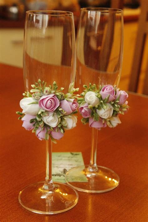 Copas Para Novios Ideas Para Decorar Copas De Brindis De Bodas