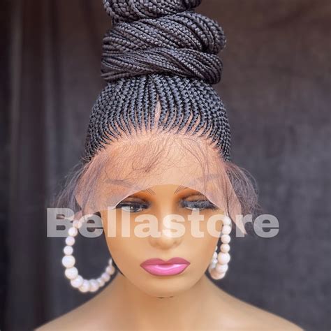 Braided Wig Etsy