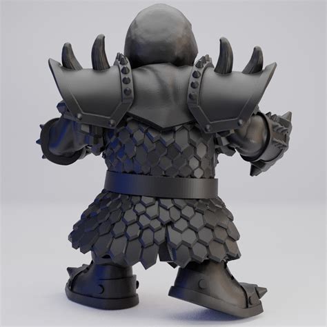 Hot Goblin 灰色のドワーフB ミニチュア ホットゴブリン 狂戦士