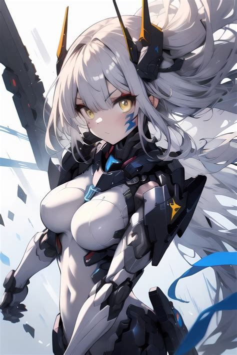 Beautiful Girl Grey Hair Naked Image Created By H AnimeLover Tensor Art