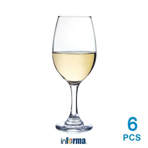 Jual Informa Libbey 384 Ml Set 6 Pcs Copa Goblet Gelas Wine Gelas Kaca