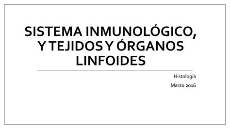 Tejido Linfoide Ppt