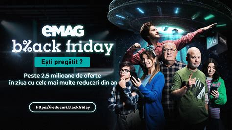 Black Friday începe pe 10 noiembrie la eMAG Maior Army