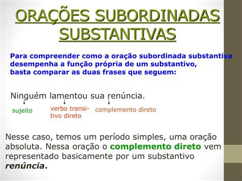Exemplo De Oração Subordinada Substantiva Predicativa