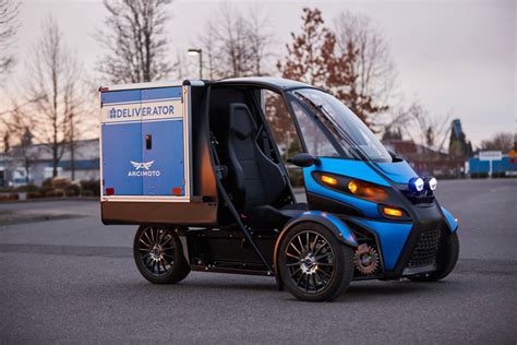 ЭЛЕКТРОМОБИЛЬ ДЛЯ ДОСТАВКИ Arcimoto Deliverator Fuv ЭЛЕКТРОМОБИЛИ РУ