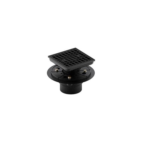 KOHLER Clearflo Square Design Tile In Shower Drain In Matte Black K