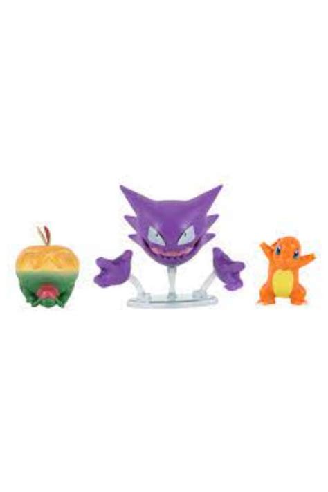 Pokémon Battle Figure Set Appletun Haunter Charmander collectura