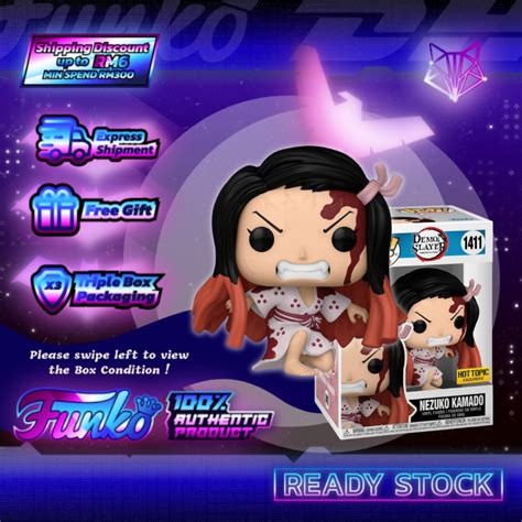Funko Pop Anime Demon Slayer Nezuko Kamado Hot Topic Exclusive