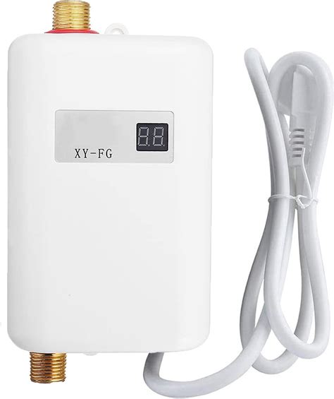Mini Electric Water Heater 3000W Instant Tankless Hot Water Heater With LCD Display Under Sink