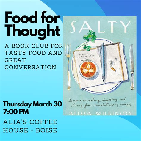Rediscovered Books Food for Thought Book Club - Boise | Downtown Boise, ID