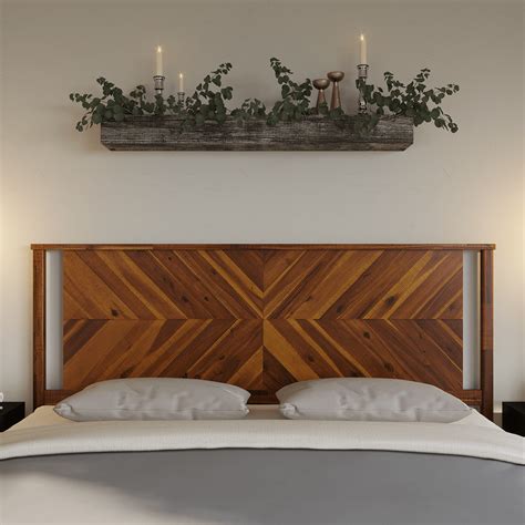 BME Christiana King Size Headboard, Rustic, Solid Wood Wooden Bed Frame ...