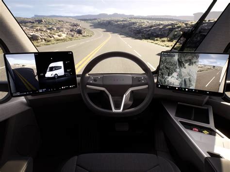 Tesla Semi Truck Interior Pictures Cabinets Matttroy