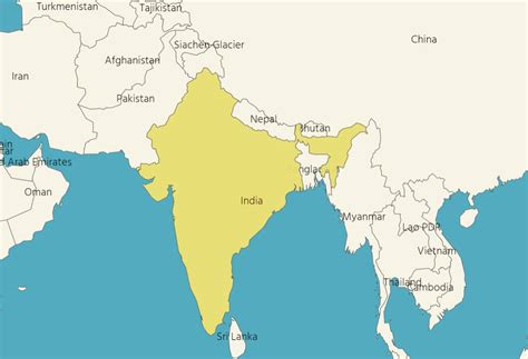 D Nde Est La India India Mapa Qu Ver En India Cosas Interesantes