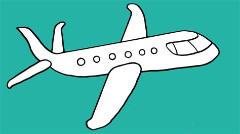 Cómo dibujar un Avion Paso a Paso How to draw a plane YouTube