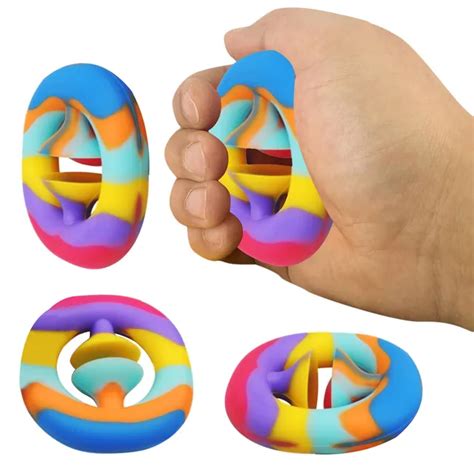 New Fidgets Antistress Toys Hand Grip Ring Relief Stress Sensory Toy