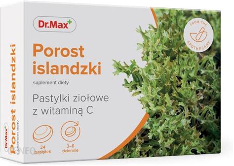 Porost Islandzki Dr Max 24 Pastylki Do Ssania Opinie I Ceny Na Ceneo Pl