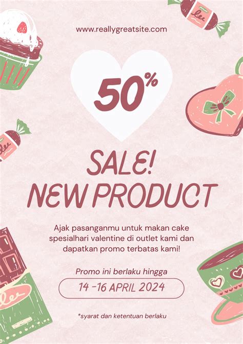 halaman  contoh poster produk gratis siap edit canva