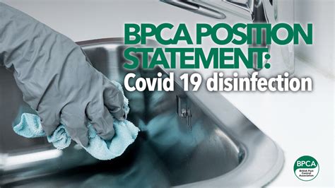 BPCA Position Statement Of Covid 19 Disinfection