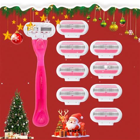 Jifuli Women Bikini Manual Safety Razor Hair Removal Shaving 3 Layer Stainless Steel Blade