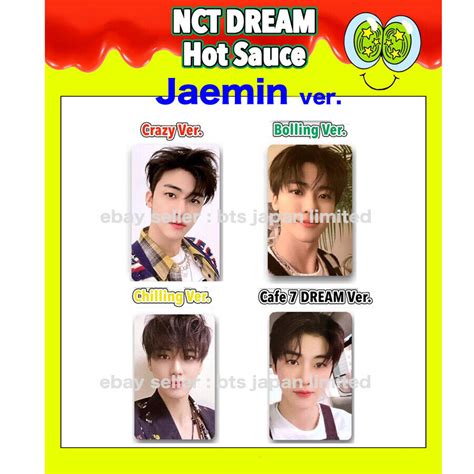 Nct Dream Hot Sauce Jaemin Official Photo Card Pc Crazy Bolling Chilling Cafe 7 Ebay