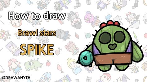 How To Draw Spike Brawl Stars Youtube