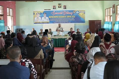 Bupati Asahan Bersilaturahmi Dengan Kepala Uptd Sd Dan Smp Negeri