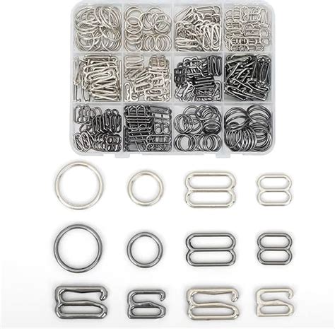 Amazon PCS Bra Strap Hooks For Sewing Swimsuit Tops Lingerie Rings Bathing Suit Clips