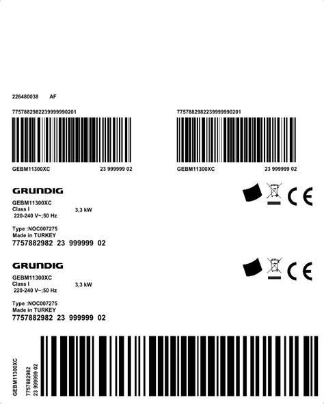 Φούρνος Grundig GEBM11300XC Εντοιχιζόμενος και Σύγχρονος | Grundig GR