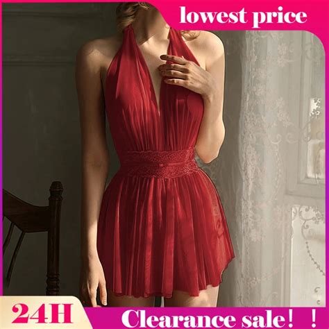 Nuisette Sexy En Dentelle Pour Femmes Lingerie Rotique Robe De Nuit Bretelles D Coupe Florale