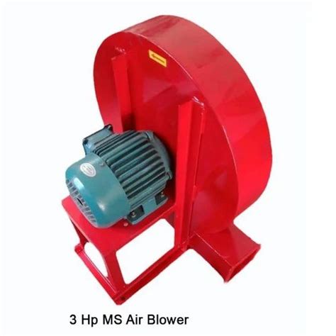 Red Hp Mild Steel Industrial Electric Air Blower Size X Feet At