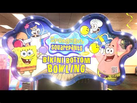 Playing The Extremely Rare SpongeBob Bikini Bottom Bowling Arcade Game At Chuck E Cheese YouTube