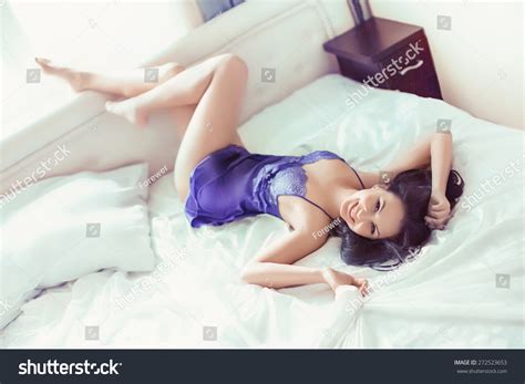Sexy Beautiful Brunette Girl Underclothes Stock Photo Shutterstock