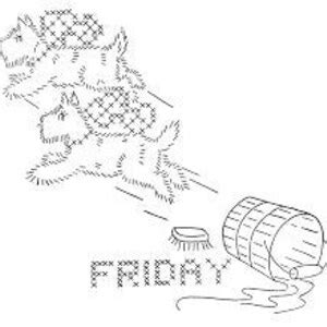 Frisky Scotty Aunt Martha S Vintage Embroidery Hot Iron Transfer Cross Stitch Pattern Etsy