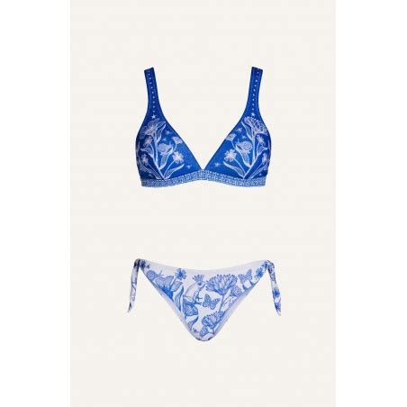 Bikini Brassi Re Slip Print Prince Blue Taille Xl Slip Glissement