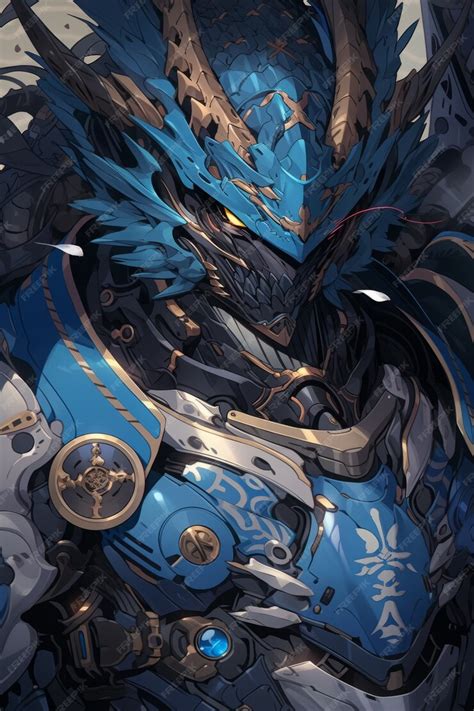 Free Ai Image Anime Dragon Character Illustration