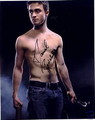 Daniel Radcliffe Equus Harry Potter Naked Signed Photo