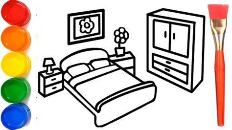 How To Draw A Bedroom Step By Step at Drawing Tutorials