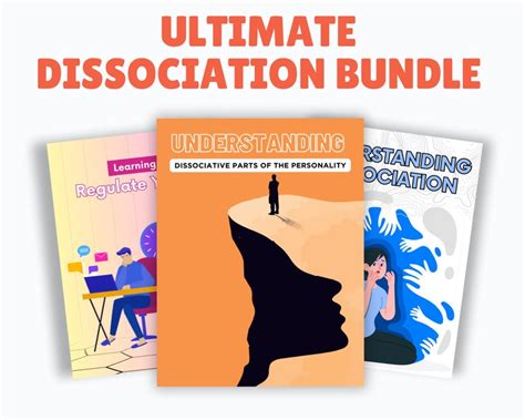 Dissociation Worksheets Workbook Bundle Dissociation Therapy Journal